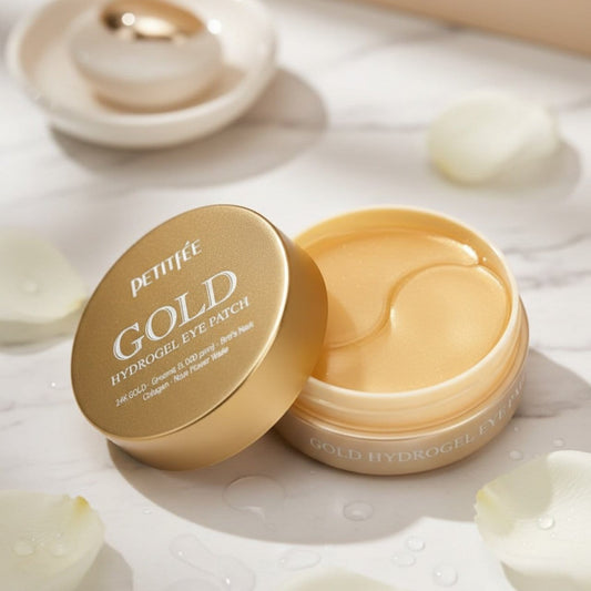 Petitfee Hydrożelowe płatki pod oczy Gold - 60 sztuk