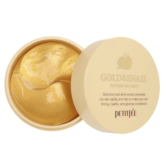 Petitfee Hydrożelowe płatki pod oczy Gold&Snail - 60 sztuk