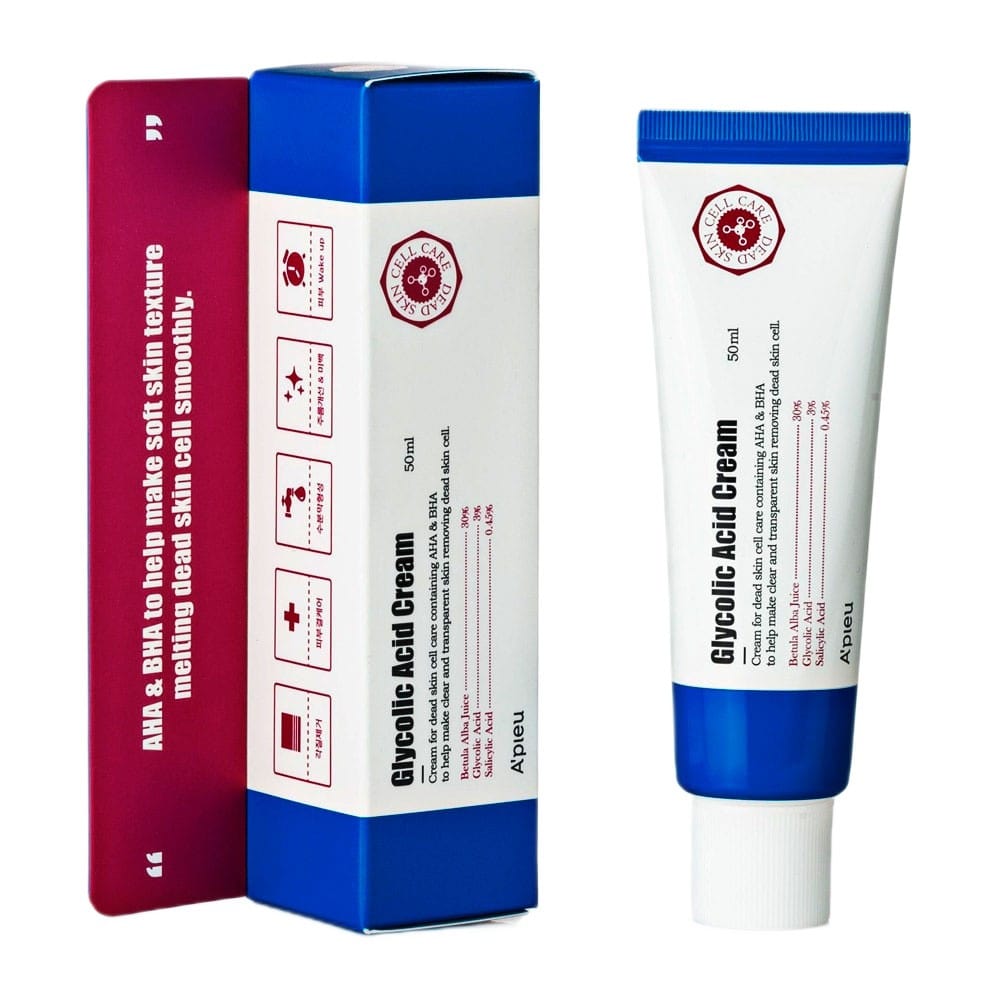 A'Pieu A'Pieu Krem z kwasem glikolowym Glycolic Acid Cream - 50 ml — Składniki i ocena