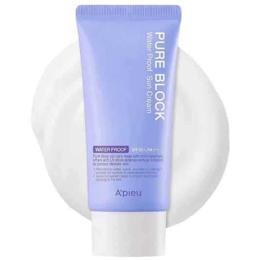 A'Pieu A'Pieu Pure Block Wodoodporny krem przeciwsłoneczny SPF50+ z formułą Sound-Out - 50 ml