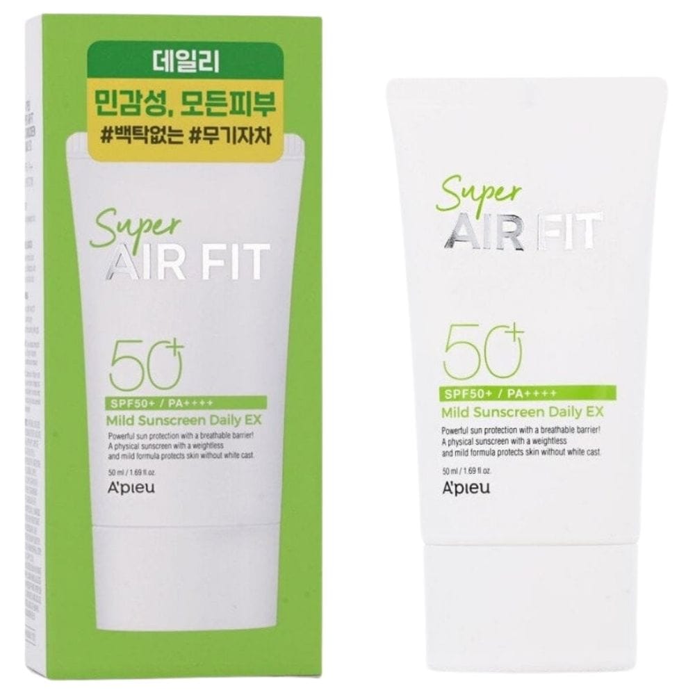 A'Pieu A'Pieu Super Air Fit Lekki krem przeciwsłoneczny SPF50+ z wąkrotą azjatycką - 50 ml — Składniki i ocena