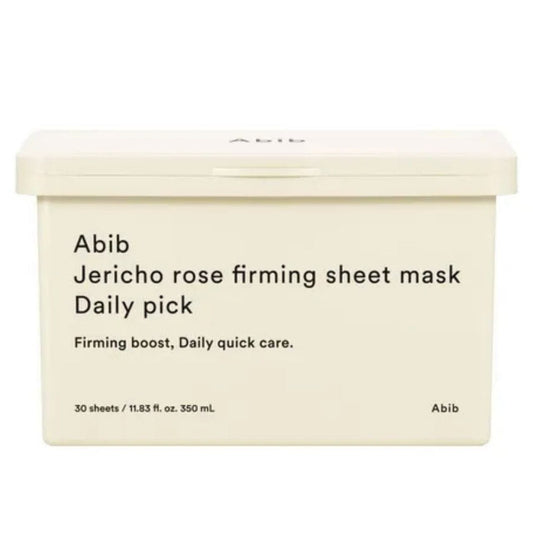 Abib Abib Jericho Rose Firming Sheet Mask Daily Pick Ujędrniająca maska w płachcie - 30 sztuk