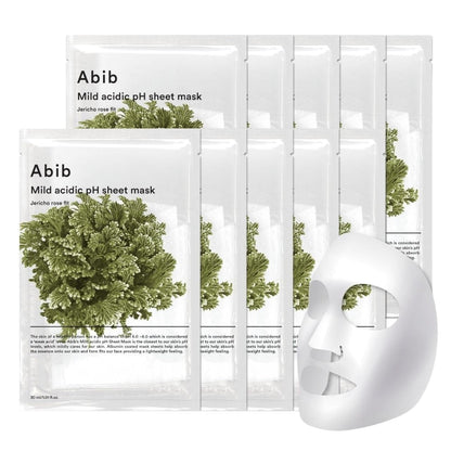 Abib Abib Mild Acidic Ph Delikatna maska w płachcie Jericho Rose - 10 sztuk