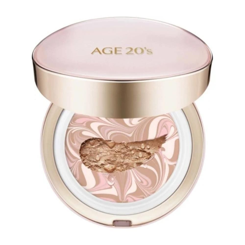 Age 20's Age 20's Kompakt do makijażu odcień 21 Light Beige z filtrem SPF50+ — Składniki i ocena