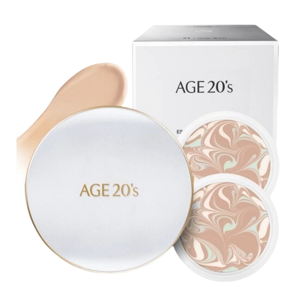 Age 20's Age 20's Kompakt do makijażu odcień 21 Light Beige z filtrem SPF50+