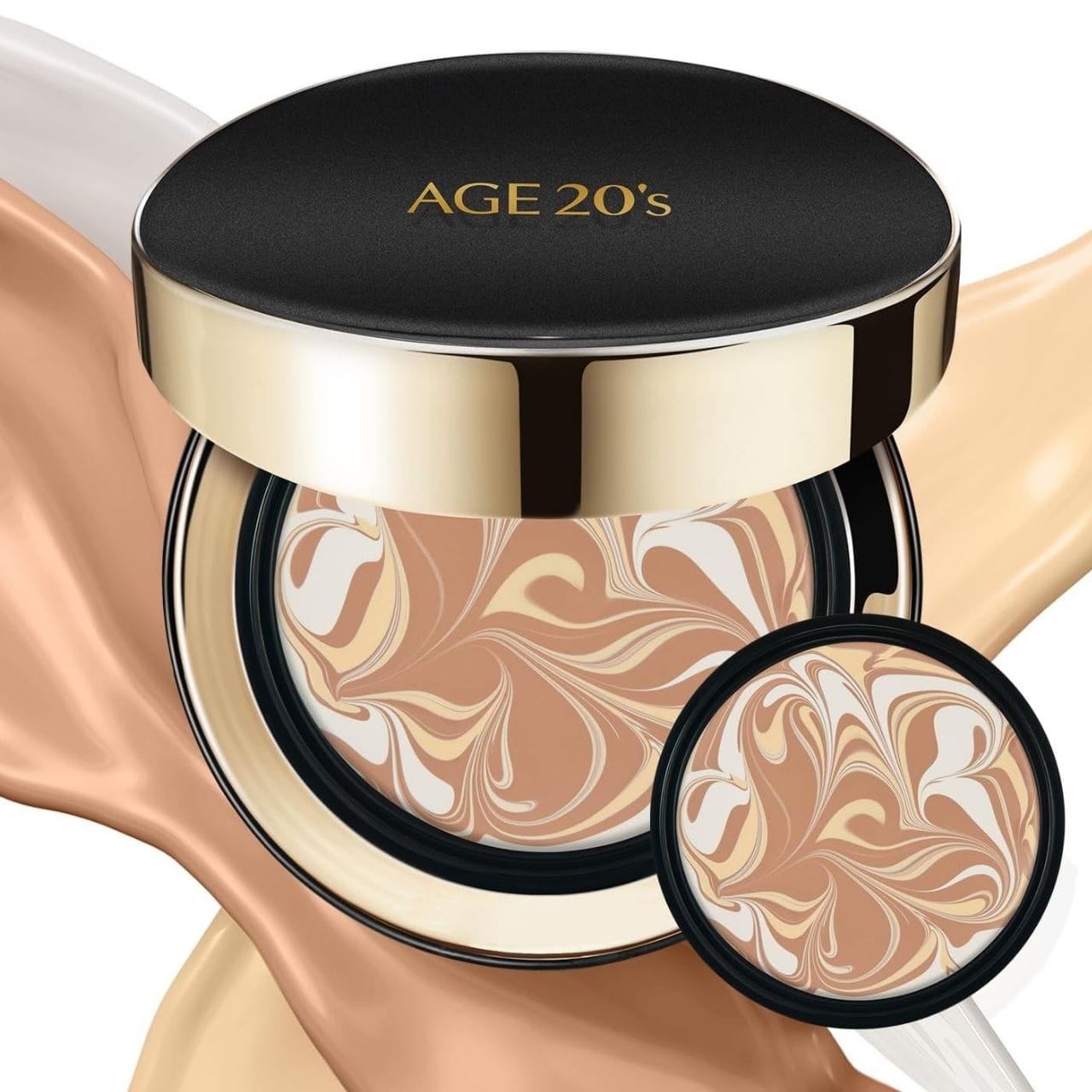 Age 20's Age 20's Signature Essence Cover Pact Intense Cover SPF50+, Kompakt do makijażu #23 Medium Beige