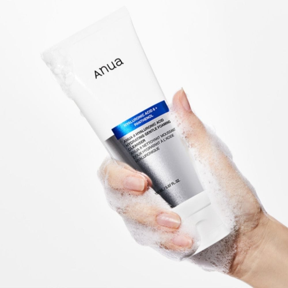 Anua Anua 8 Hyaluronic Acid Hydrating Gentle Oczyszczająca pianka do twarzy - 150 ml