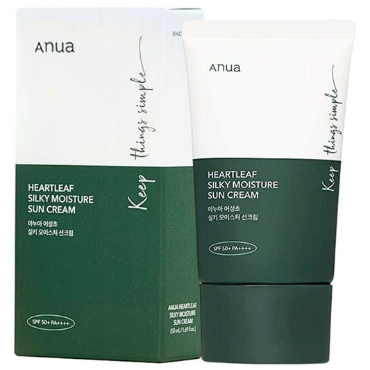 Anua Anua Heartleaf SPF50+ Nawilżający krem przeciwsłoneczny - 50 ml