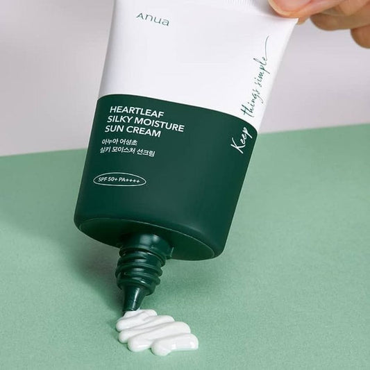 Anua Anua Heartleaf SPF50+ Nawilżający krem przeciwsłoneczny - 50 ml