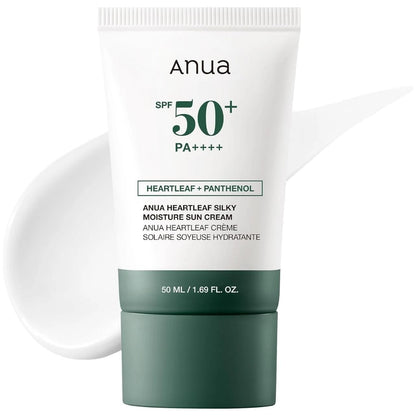 Anua Anua Heartleaf SPF50+ Nawilżający krem przeciwsłoneczny - 50 ml