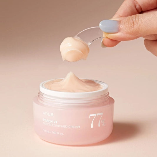 Anua Anua Peach 77% Niacin Enriched Cream krem nawilżający do twarzy - 50 ml