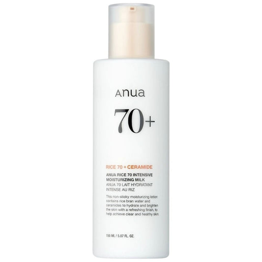 Anua Anua Rice 70 Intensive Nawilżające mleczko do twarzy - 150 ml