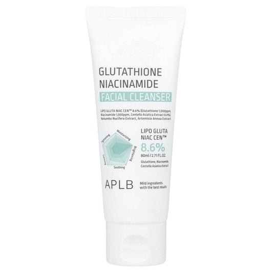 APLB APLB Delikatny żel do twarzy z glutationem i niacynamidem - 80 ml