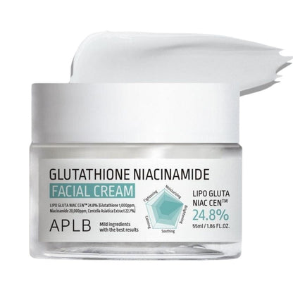 APLB APLB Nawilżający krem do twarzy z glutationem i niacynamidem - 55 ml