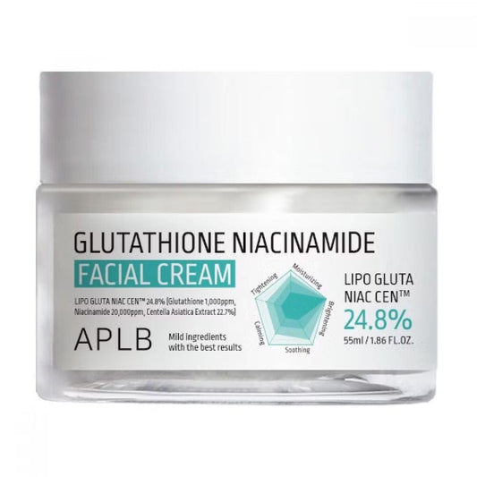 APLB APLB Nawilżający krem do twarzy z glutationem i niacynamidem - 55 ml