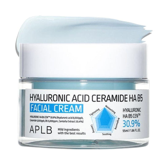 APLB APLB Nawilżający krem z kwasem hialuronowym i ceramidami - 55 ml