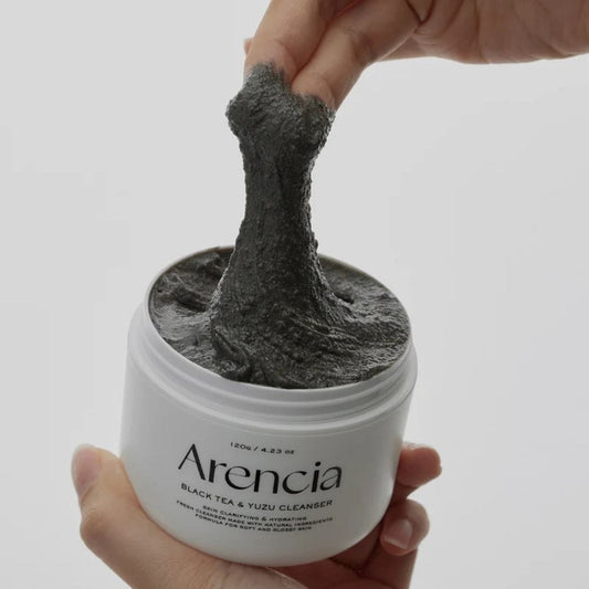 Arencia Arencia Black Tea Rice Mochi Rozjaśniająca pasta z czarną herbatą - 120 g
