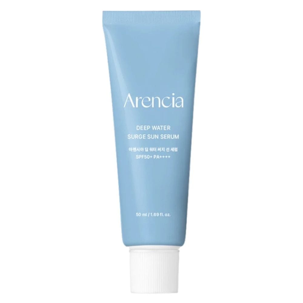 Arencia Arencia Deep Water Surge Serum przeciwsłoneczne SPF50+ - 50 ml — Składniki i ocena