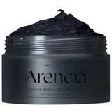 Arencia Fresh Cloud Peeling do ciała i skóry głowy, czarna herbata i Yuzu - 260 g