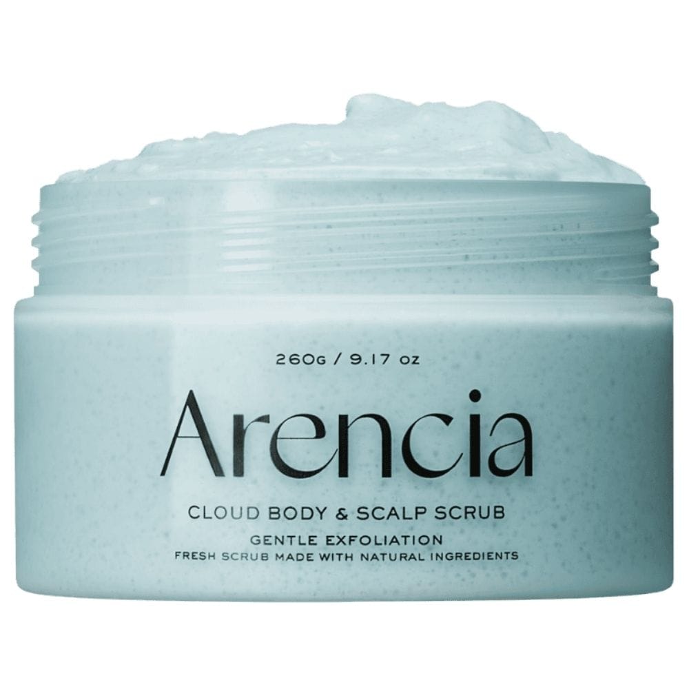 Arencia Arencia Fresh Cloud Peeling do ciała i skóry głowy, mięta i lilia - 260 g