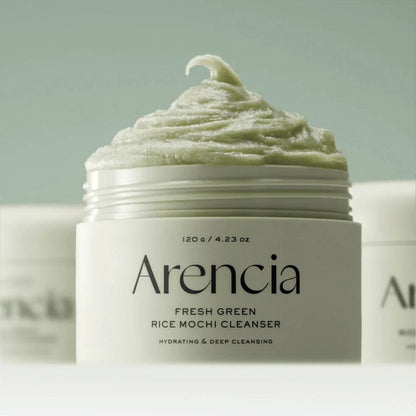 Arencia Arencia Fresh Green Rich Mochi Pasta oczyszczająca z zieloną herbatą - 120 g
