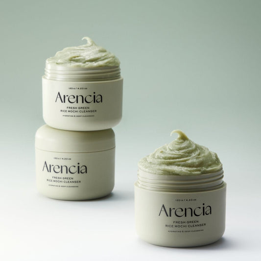 Arencia Arencia Fresh Green Rich Mochi Pasta oczyszczająca z zieloną herbatą - 120 g