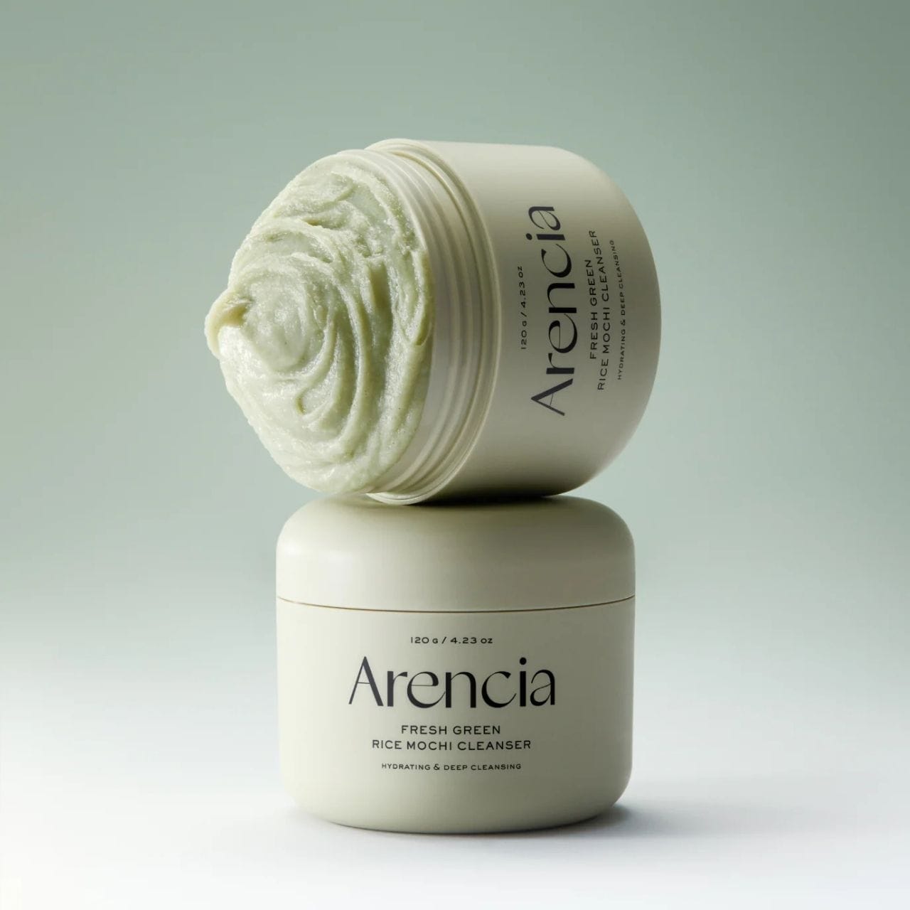 Arencia Arencia Fresh Green Rich Mochi Pasta oczyszczająca z zieloną herbatą - 120 g