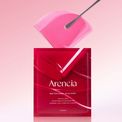 Arencia Arencia Red Collagen Napinające maski w płachce - 4 sztuki