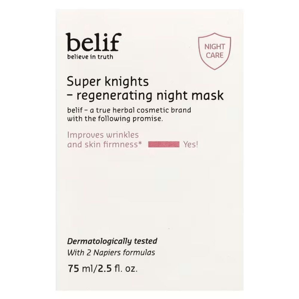 Belif Belif Super Knights Regenerująca maska na noc - 75 ml