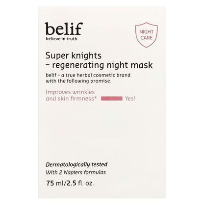 Belif Belif Super Knights Regenerująca maska na noc - 75 ml