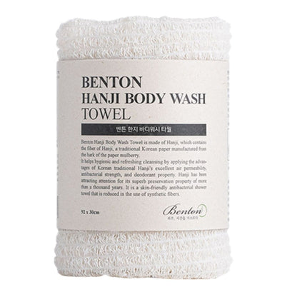 Benton Benton Hanji Body Wash Towel Złuszczający ręcznik do mycia ciała - 1 sztuka