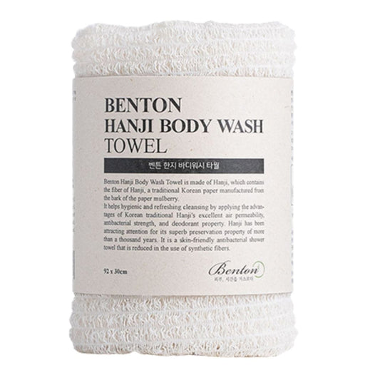 Benton Benton Hanji Body Wash Towel Złuszczający ręcznik do mycia ciała - 1 sztuka