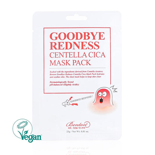 Benton Benton Łagodzące maseczki w płachcie Goodbye Redness Centella Mask - 10 sztuk