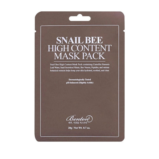 Benton Benton Maseczka w płachcie Snail Bee High Content - 1 sztuka