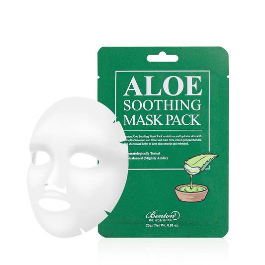 Benton Benton Maseczka w płachcie z aloesem Aloe Soothing Mask - 1 sztuka