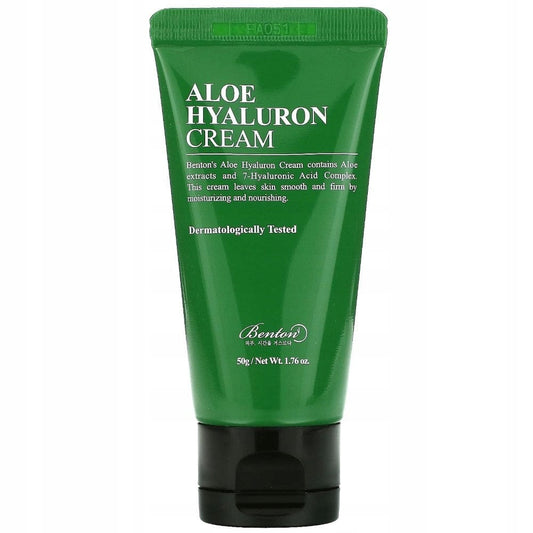 Benton Benton Nawilżający krem z aloesem Aloe Hyaluron - 50 g