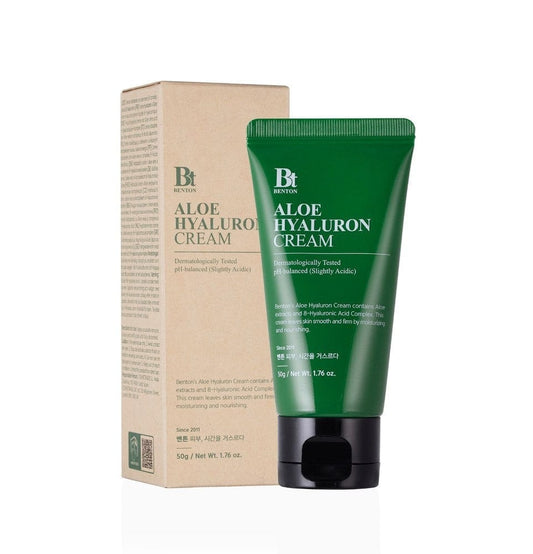 Benton Benton Nawilżający krem z aloesem Aloe Hyaluron - 50 g