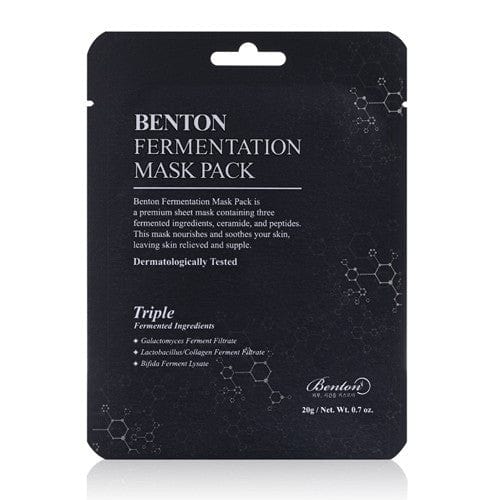Benton Benton Odżywcza maseczka w płachcie Fermentation Mask Pack - 1 sztuka — Składniki i ocena