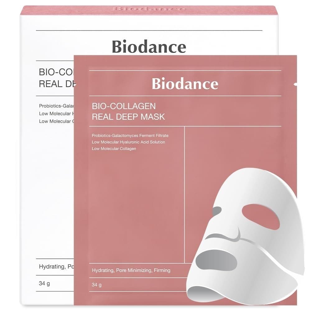 Biodance Biodance Bio Collagen Mask nawilżająca maska w płachcie - 4 sztuki — Składniki i ocena