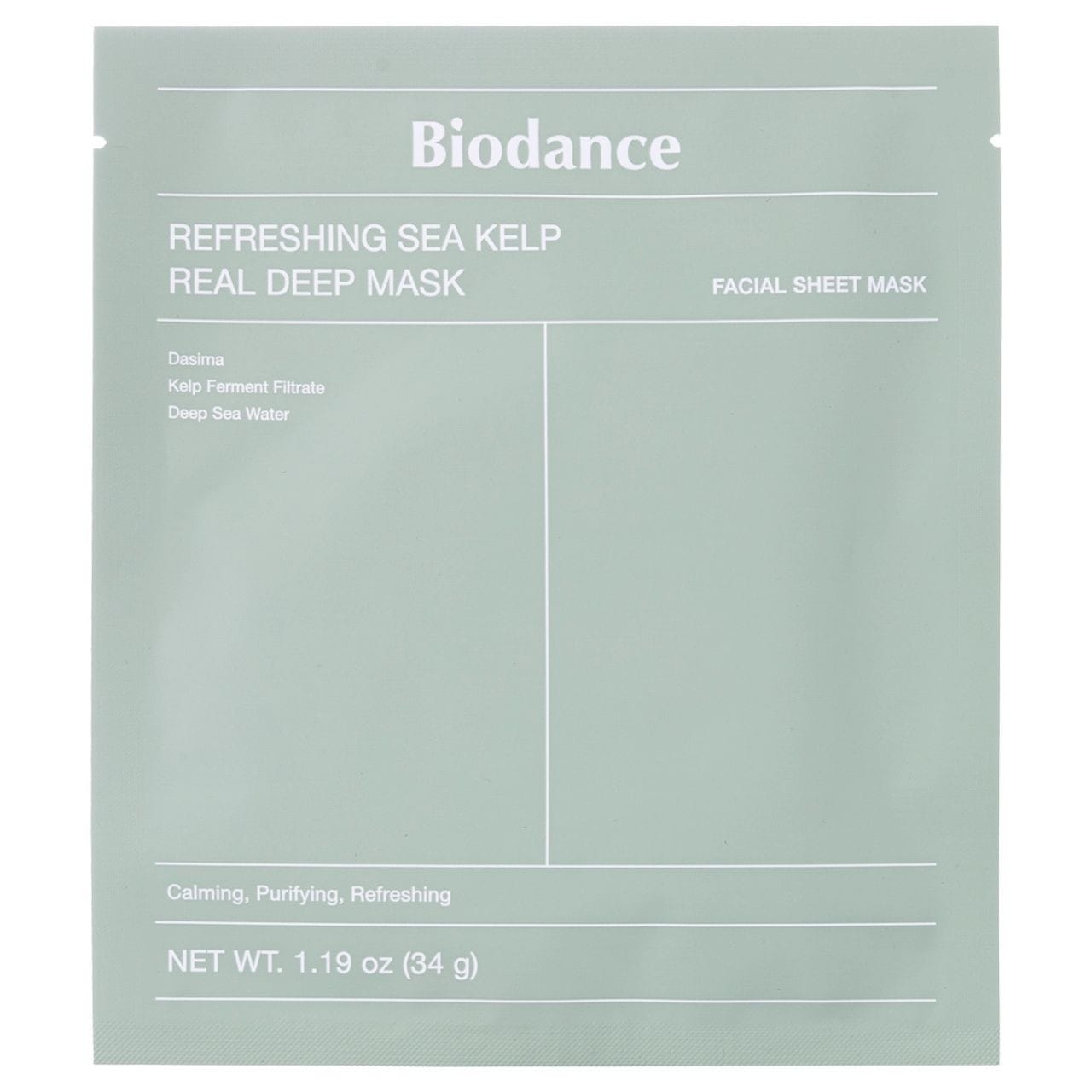 Biodance Biodance Refreshing Sea Kelp Maska nawilżająca z algami - 1 sztuka