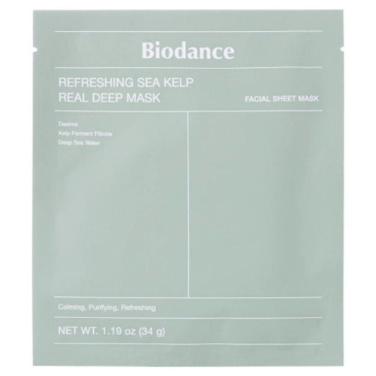 Biodance Biodance Refreshing Sea Kelp Nawilżająca maska do twarzy - 1 sztuka