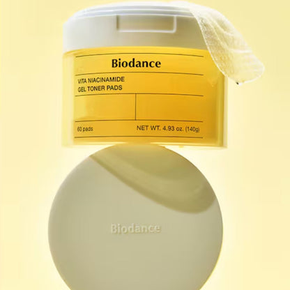 Biodance Biodance Vita Niacinamide Gel Żelowe płatki rozświetlające - 60 sztuk