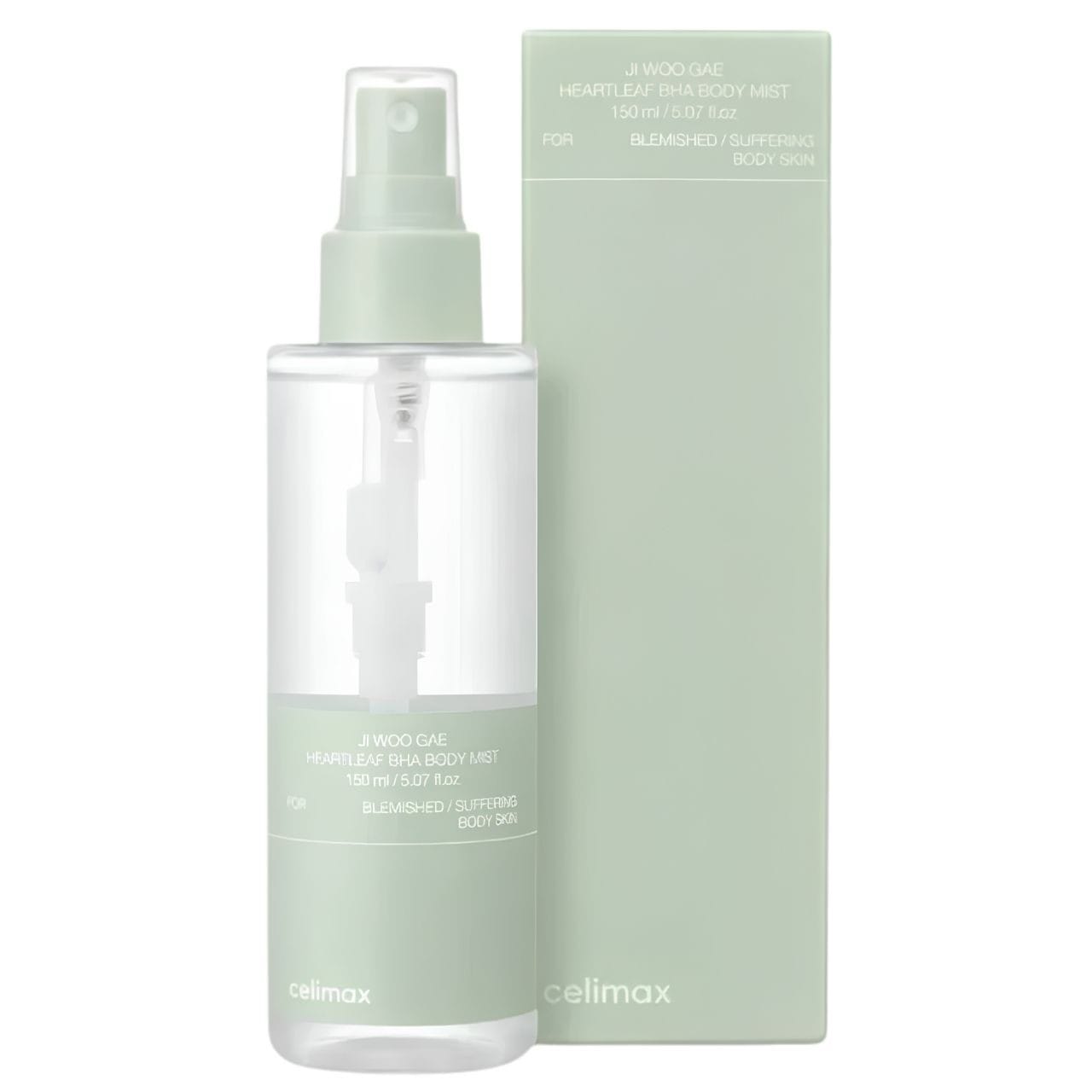 Celimax Celimax Ji Woo Gae Heartleaf BHA Body Mist Złuszczająca mgiełka do ciała - 150 ml