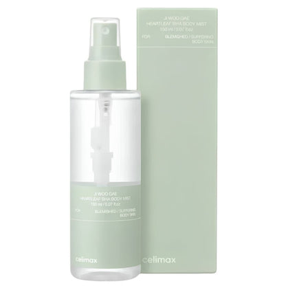 Celimax Celimax Ji Woo Gae Heartleaf BHA Body Mist Złuszczająca mgiełka do ciała - 150 ml
