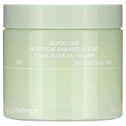 Celimax Celimax Ji Woo Gae Heartleaf BHA Peelingujące płatki do twarzy - 60 sztuk