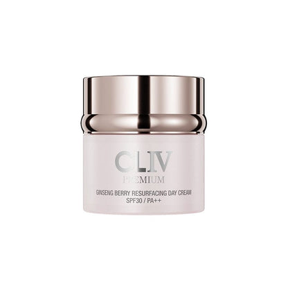 Cliv Cliv Krem odmładzający Ginseng Berry Resurfacing Day Cream SPF30 / PA +++ - 50 ml