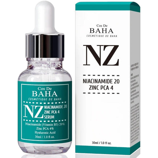 Cos De BAHA Cos De BAHA NZ Serum z niacynamidem 20% i cynkiem 4% - 30 ml