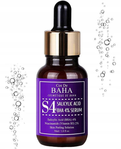 Cos De BAHA Cos De BAHA S4 Serum z kwasem salicylowym BHA 4% - 30 ml
