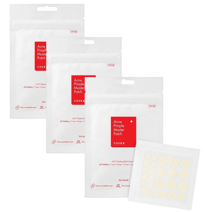 COSRX COSRX Acne Pimple Master Patch Hydrokoloidowe plastry na wypryski - 3 x 24 szt.