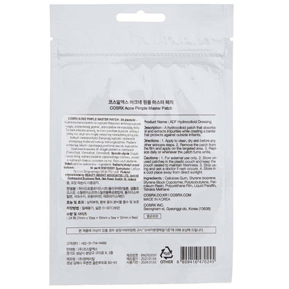 COSRX COSRX Acne Pimple Master Patch Plasterki na wypryski - 24 sztuki